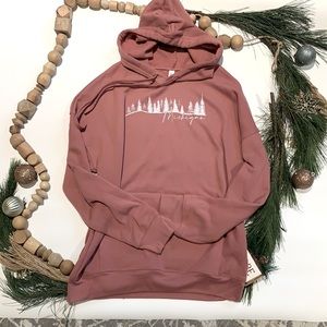 Custom Printed Mauve Hoodie